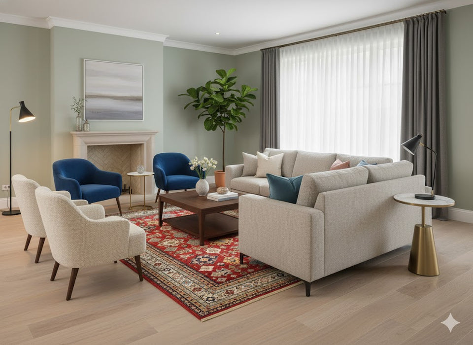 Kazak Handwoven 100% Wool Rug 8' x 10' | Crafters And Weavers