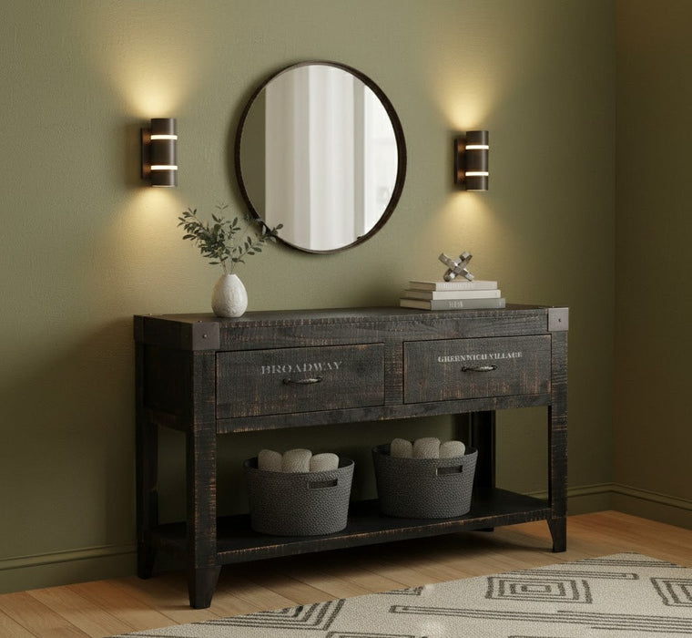 City 2 Drawer Console Table