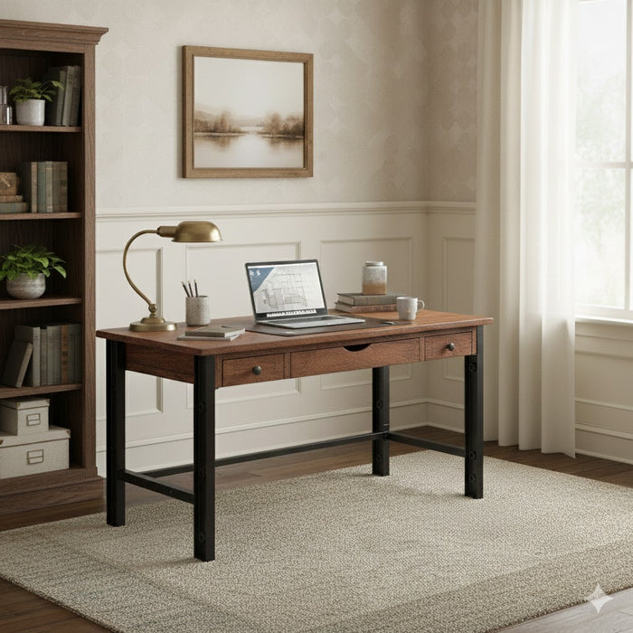 Granville Parota 3 Drawer Desk