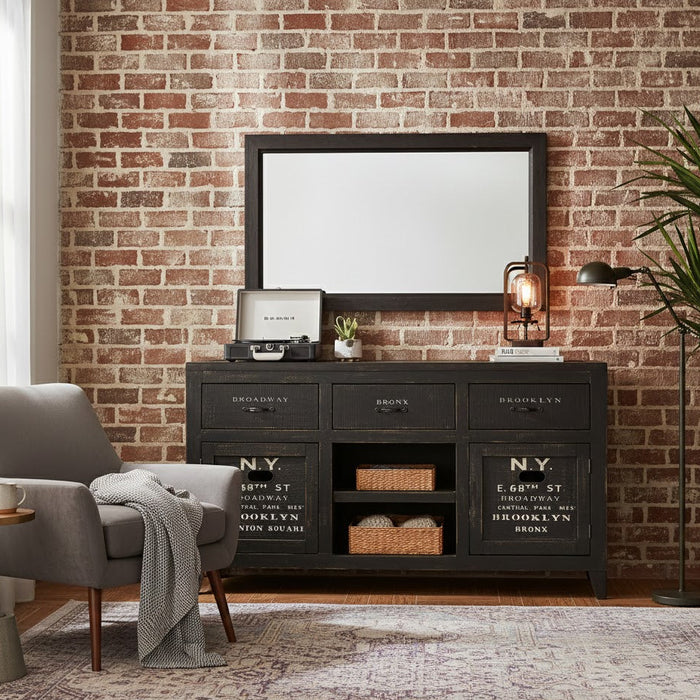 City 64" Console Cabinet