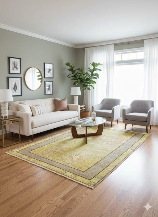 Antique Khotan Samarkand Rug, circa 1910's, size 4' 8" x 7' 8"