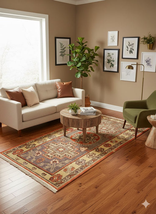 Antique Khotan Samarkand Rug, circa 1910's, size 4" x 8"