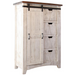 Greenview Barn Door Dresser - Distressed White - Crafters and Weavers