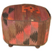 SOLD OUT Rug Pouf / Rug Sitting Stool / Rug Ottoman / Kilim Sitting Stool / Stools # 78 - Crafters and Weavers