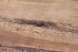 DISCONTINUED Greenview Bleached Side Table - Wrought Iron Base - Crafters and Weavers