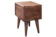 DISCONTINUED Bayshore Mid Century Side Table - Mocha Brown - Crafters and Weavers