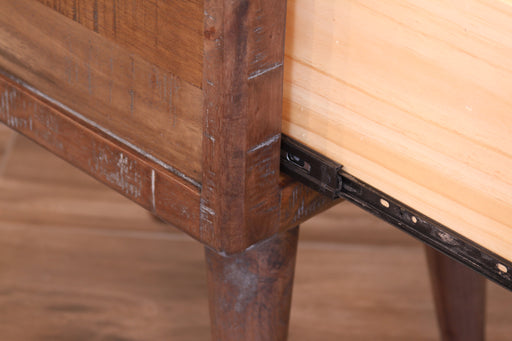 DISCONTINUED Bayshore Mid Century Side Table - Mocha Brown - Crafters and Weavers
