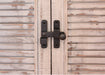 DISCONTINUED Greenview Shutter Door Cabinet - White - Crafters and Weavers