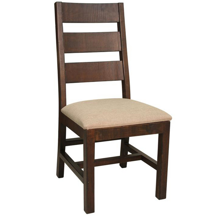 DISCONTINUED Greenview Rustic Brown Dining Chair #1020 - Crafters and Weavers