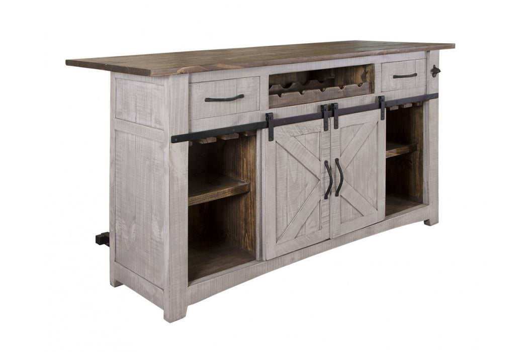 Greenview Distressed Gray 76" Bar Counter - (Options available)