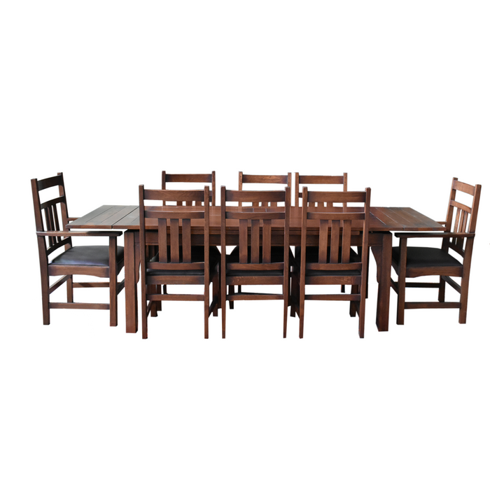 Solid oak 8 seater dining table hotsell