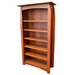 CLOSED LISTING Amish Made Quarter Sawn Oak Bookcase with Inlay - Crafters and Weavers