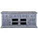 Keystone Panel 73" TV Stand - Grey - Crafters and Weavers