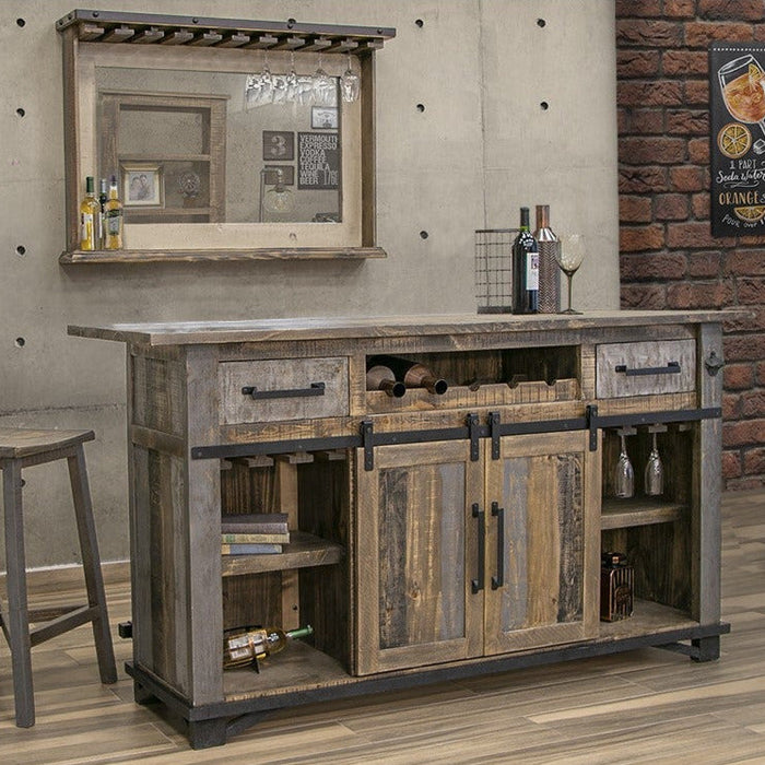 Greenview Loft Rustic Modern 76" Bar Counter - (Options available)