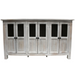 Gaines 6 Door Sideboard - Distressed White - 72" - Crafters and Weavers