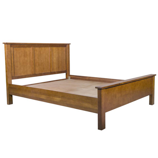 Mission Oak Panel Bed - Michael's Cherry - Crafters and Weavers