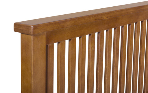 Mission Oak Slat Bed - Michael's Cherry - Crafters and Weavers