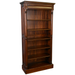 Legacy Open Bookcase - Brown Walnut - Crafters and Weavers