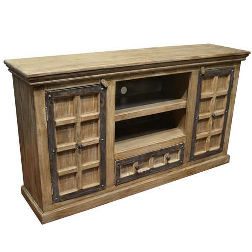 Keystone Panel Door TV Stand - Crafters and Weavers