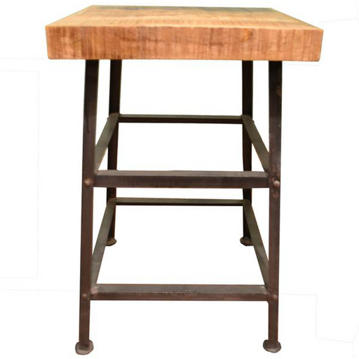 CLOSED Ashland Reclaimed Wood Seat Stool - Crafters and Weavers