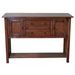 Mission Solid Oak Buffet / Console Table - Walnut - 52" - Crafters and Weavers