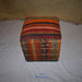 One of a Kind Kilim Rug Pouf Ottoman foot stool - #173 - Crafters and Weavers