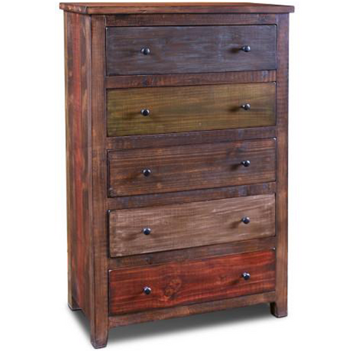 Bayshore 5 Drawer Highboy Dresser - Crafters and Weavers