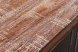 Rustic Style Solid Wood Sideboard - Black - Crafters and Weavers