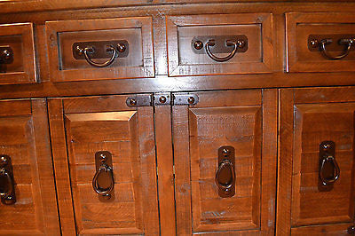 Rustic Reclaimed Solid Wood Buffet / Sideboard / Cabinet - 72" - Crafters and Weavers
