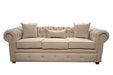 Upholstered Chesterfield sofa - Crafters and Weavers