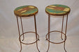 Pair of La Boca Bar Stools - Crafters and Weavers