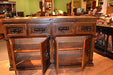 Rustic Reclaimed Solid Wood Buffet / Sideboard / Cabinet - 72" - Crafters and Weavers