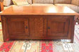 Arts and Crafts Mission Solid Quarter Sawn White Oak Coffee table with storage - Crafters and Weavers