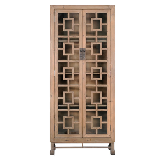 Asbury Lattice Display Bookcase - Crafters and Weavers