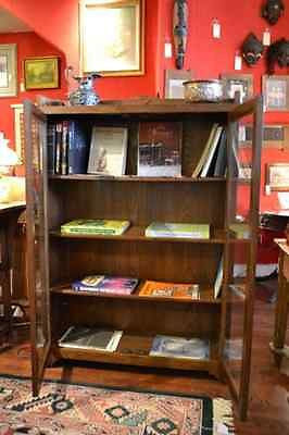DUPLICATE Mission Oak Bookcase with two doors China Cabinet Arts and Crafts Craftsman - Crafters and Weavers