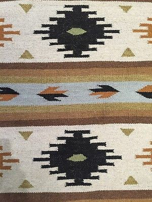 Kil15 3 x 5 Kilim rug - Crafters and Weavers