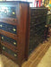 Arts and Crafts Mission Quarter Sawn White Oak Barrister Bookcase Leaded Glass - Crafters and Weavers