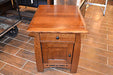 Amish Mission 1 Door / 1 Drawer Inlay End Table - Crafters and Weavers