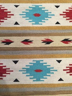 Kil16 3 x 5 Kilim rug - Crafters and Weavers