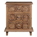 DUPLICATE - MEXICO - Asbury 3 Drawer Carved Nightstand - Crafters and Weavers