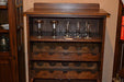 Mission Wine Rack / Liquor Cabinet - 33" - Crafters and Weavers