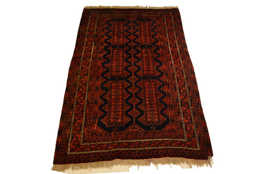 rug2129 4.4 x 6.9 Tribal Rug - Crafters and Weavers