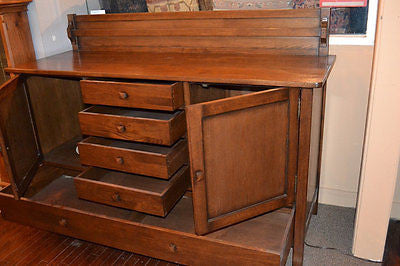 Mission Oak Sideboard / Buffet - 71" - Crafters and Weavers