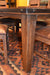 Rustic Solid Wood Painted Dining table and 6 chairs - Crafters and Weavers