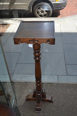 OUT OF STOCK Mission Plant Stand with Decorative Cut Outs - Crafters and Weavers