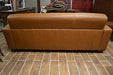 Bonded Leather Three-seater Sofa - Crafters and Weavers