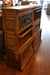 CLOSED Pair of Mission Oak Barrister Bookcase with leaded glass 3 stack high - Crafters and Weavers