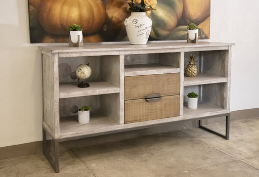 *NEW! Amelia 2 Drawer TV Stand - 70" - Crafters and Weavers