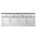 DUPLICATE - MEXICO - Asbury 4 Door 4 Drawer Sideboard - White - Crafters and Weavers