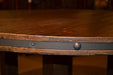 Rustic Round Dining Table - Crafters and Weavers